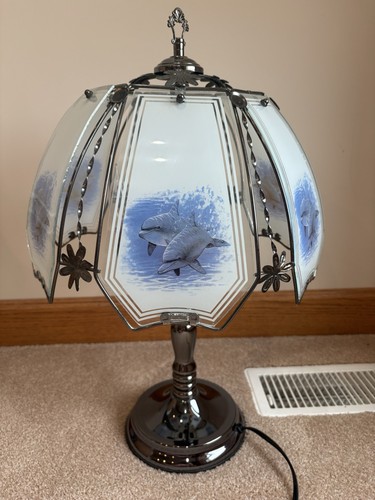 Vintage dolphin lamp - dolphin, ok