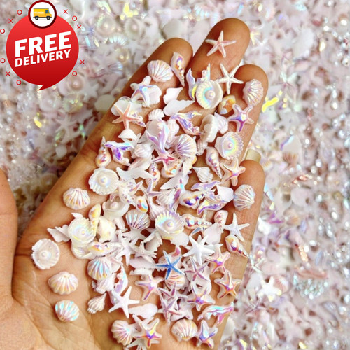 30pcs mermaid nail art - 30pcs, 3d